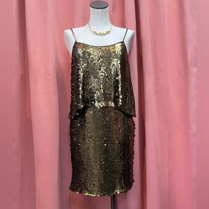 Suzi Chin for Maggy Boutique Full Sequin Mini Dress